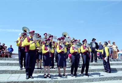 La banda musicale del paese.